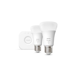 SET 2 becuri smart LED Philips, soclu E27, putere 10W, forma clasic, lumina alb, alimentare 220 - 240 V, "000008719514289116" (t