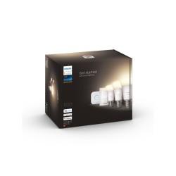 SET 3 becuri smart LED Philips, soclu E27, putere 9.5W, forma clasic, lumina alb calda, alimentare 220 - 240 V, "000008719514289