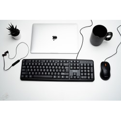 KIT wired SPACER USB, tastatura "SPKB-S62" + mouse optic "SPMO-F01", black, "SPDS-S6201" 45505412   (timbru verde 0.8 lei)