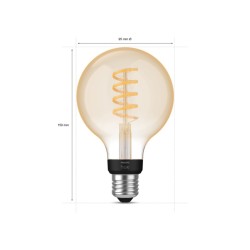 BEC smart LED Philips, soclu E27, putere 7W, forma clasic, lumina toate nuantele de alb, alimentare 220 - 240 V, "00000871951430