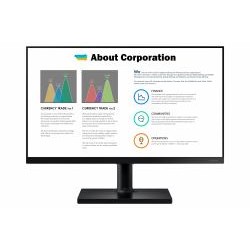 MONITOR Samsung 27 inch, home | office, IPS, Full HD (1920 x 1080), Wide, 250 cd/mp, 5 ms, HDMI | DisplayPort, "LF27T450FQRXEN" 