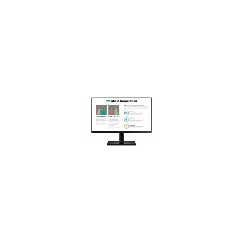 MONITOR Samsung 27 inch, home | office, IPS, Full HD (1920 x 1080), Wide, 250 cd/mp, 5 ms, HDMI | DisplayPort, "LF27T450FQRXEN" 