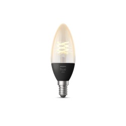 BEC smart LED Philips, soclu E14, putere 4.5W, forma lumanare, lumina alb, alimentare 220 - 240 V, "000008719514302235" (timbru 