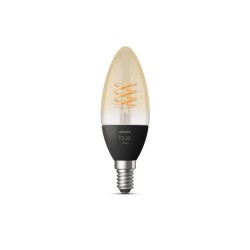 BEC smart LED Philips, soclu E14, putere 4.5W, forma lumanare, lumina alb, alimentare 220 - 240 V, "000008719514302235" (timbru 