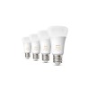 SET 4 becuri smart LED Philips, soclu E27, putere 6W, forma clasic, lumina toate nuantele de alb, alimentare 220 - 240 V, "00000