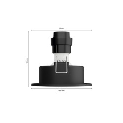 Milliskin Hue recessed R. white 3x5W, "000008719514342842" (timbru verde 0.18 lei)