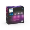 SET 3 SPOTURI incastrate smart LED Philips, soclu GU10, putere 5.7W, forma spot, lumina multicolora, alimentare 220 - 240 V, "00