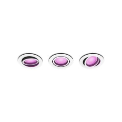 SET 3 SPOTURI incastrate smart LED Philips, soclu GU10, putere 5.7W, forma spot, lumina toate nuantele de alb, alimentare 220 - 