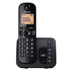 Telefon DECT, negru, 1,6" LCD display, loudspeaker CLIP, display with backlight, phonebook capacity 50 numbers, speed dial, keyp