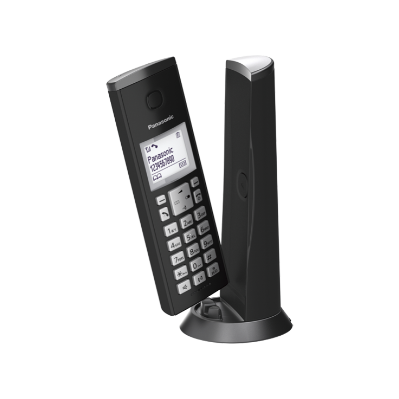 Telefon DECT, alb, 1.5" LCD,  40 Polyphonic Ringer Melodies, Nuisance Call Block (Up to 30 entries), Do Not Disturb Mode, "KX-TG