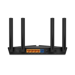 ROUTER TP-LINK wireless 1800Mbps,1 x WAN Gigabit, 4 porturi LAN Gigabit,  2.4 GHz/5 GHz dual band, 4 antene externe, WI-FI 6,  "