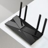 ROUTER TP-LINK wireless 1800Mbps,1 x WAN Gigabit, 4 porturi LAN Gigabit,  2.4 GHz/5 GHz dual band, 4 antene externe, WI-FI 6,  "