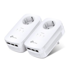 KIT ADAPTOR POWERLINE TP-LINK tehnologie AV2, AV1300, pana la 1300Mbps, 3 porturi Gigabit, priza AC, 2 buc. "TL-PA8030P KIT" (ti