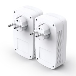 KIT ADAPTOR POWERLINE TP-LINK tehnologie AV2, AV1300, pana la 1300Mbps, 3 porturi Gigabit, priza AC, 2 buc. "TL-PA8030P KIT" (ti