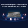 SWITCH TP-LINK  5 porturi 2.5 Gigabit. carcasa metalica "TL-SG105-M2" (timbru verde 2 lei)