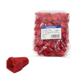 MANSON mufe RJ-45 LOGILINK pt. cablu UTP, FTP, SFTP, RJ-45 (T), plastic, 100 buc, rosu, "MP0010"