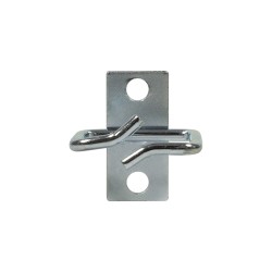 ORGANIZATOR cabluri LOGILINK, pentru montare sine laterale 19", 2 inele din otel 40x40mm, silver, "OR0001"