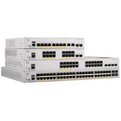 SWITCH CISCO, Gigabit x 24, SFP+ x 4, managed, rackabil, carcasa metalica, "C1000-24T-4X-L" (timbru verde 2 lei)