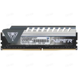 Memorie DDR Patriot DDR4 4 GB, frecventa 2400 MHz, 1 modul, radiator, "PVE44G240C6GY"