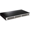SWITCH D-LINK SMART 48 porturi Gigabit + 4 porturi Combo SFP, carcasa metalica, rackabil, "DGS-1210-52" (timbru verde 2 lei)