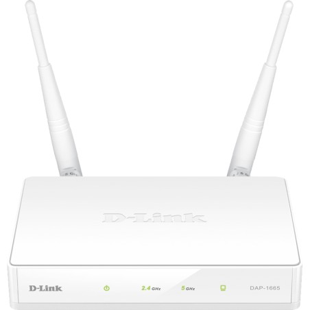 ACCESS POINT D-LINK wireless 1200Mbps, Gigabit, 2 antene externe, Dual Band AC1200, 2.4GHz/5GHz wireless, "DAP-1665" (timbru ver