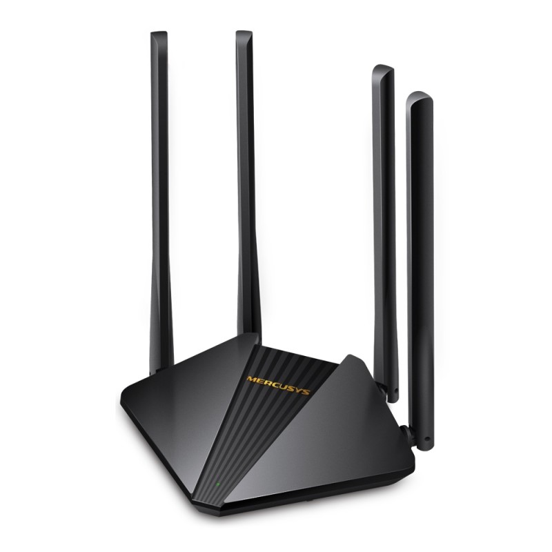 ROUTER MERCUSYS wireless 1200Mbps, 2 porturi LAN Gigabit, 1 port WAN Gigabit, Dual Band AC1200 4 x antena externa, "MR30G" (timb