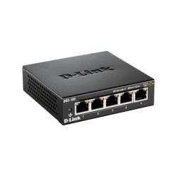 SWITCH D-LINK  5 porturi Gigabit. carcasa metalica, "DGS-105" (timbru verde 2 lei)
