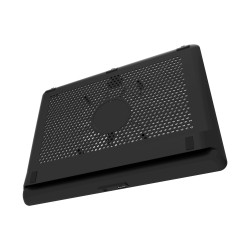 STAND COOLER MASTER notebook 17", sita metal, fan 16cm, blue LED, port USB extender, black, "NOTEPAL L2" "MNW-SWTS-14FN-R1" (tim