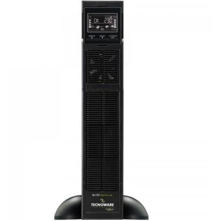 UPS Tecnoware "EVO DSP PLUS", Online, Tower/rack, 1000 W, fara AVR, IEC x 8, display LCD, back-up 11 - 20 min. "FGCEDP1202RTIEC"