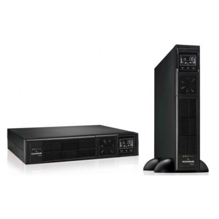UPS Tecnoware "EVO DSP PLUS", Online, Tower/rack, 2160 W, fara AVR, IEC x 8, display LCD, back-up 11 - 20 min. "FGCEDP2402RTIEC"