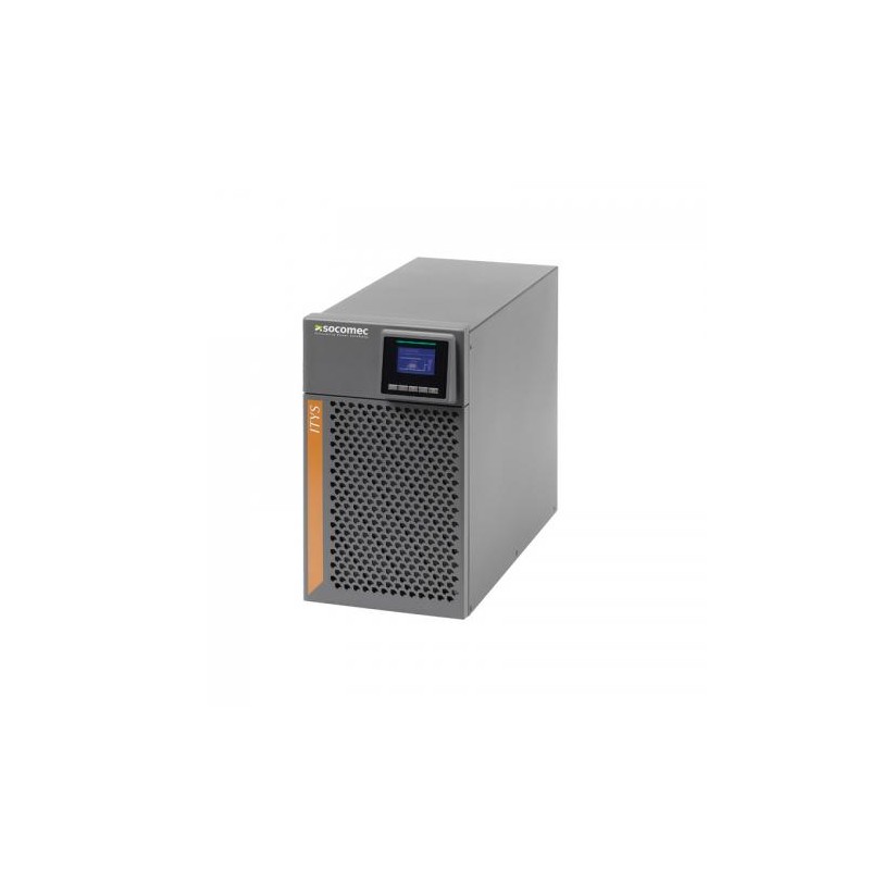 UPS Socomec "ITYS", Online, Tower, 2000 W, fara AVR, IEC x 8, display LCD, back-up 11 - 20 min. "ITY3-TW020B" (timbru verde 11 l