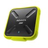 SSD. extern ADATA SD700, 1TB, USB 3.2 gen 1, R/W: 440/430 MB/s, galben, "ASD700-1TU31-CYL" (timbru verde 0.18 lei)