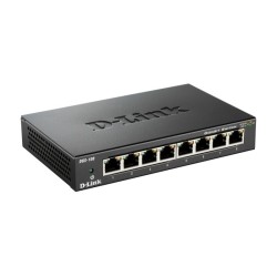 SWITCH D-LINK  8 porturi Gigabit. carcasa metalica, "DGS-108" (timbru verde 2 lei)