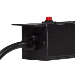 PDU LOGILINK 1U pt. rack 19 inch, 8 prize Schuko, intrare Schuko, max 16 A, on/off, protectie la supratensiune, 2 x USB 2.1A, 2 