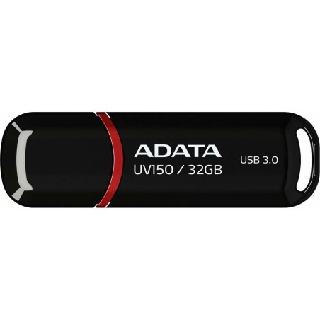 MEMORIE USB 3.2 ADATA 32 GB, cu capac, carcasa plastic, negru, "AUV150-32G-RBK" (timbru verde 0.03 lei)