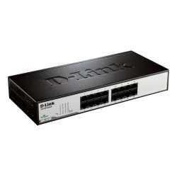 SWITCH D-LINK 16 porturi 10/100Mbps, carcasa metalica, rackabil, "DES-1016D" (timbru verde 2 lei)
