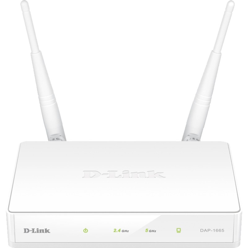 ACCESS POINT D-LINK wireless 1200Mbps, Gigabit, 2 antene externe, Dual Band AC1200, 2.4GHz/5GHz wireless, "DAP-1665" (timbru ver