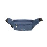 BORSETA Iggy, polyester,1 bretea, 1 compartiment principal,1 compartiment frontal, 38x16x6.5cm, albastru "IGFP-BELT-BL"