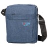 GEANTA CROSSBODY Iggy,1 bretea, 1 compartiment principal,1 compartiment frontal, 21x26x5.6cm, polyester,albastru "IGSB-CROSS-BL"