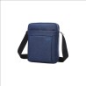 GEANTA CROSSBODY Iggy,1 bretea, 1 compartiment principal,1 compartiment frontal, 21x26x5.6cm, polyester,albastru "IGSB-CROSS-BL"