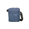 GEANTA CROSSBODY Iggy,1 bretea, 1 compartiment principal,1 compartiment frontal, 21x26x5.6cm, polyester,albastru "IGSB-CROSS-BL"