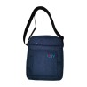 GEANTA CROSSBODY Iggy,1 bretea, 1 compartiment principal,1 compartiment frontal, 21x26x5.6cm, polyester,albastru "IGSB-CROSS-BL"