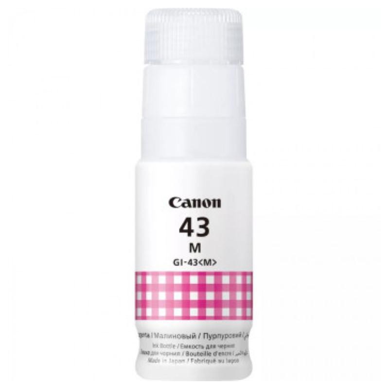 Cartus Cerneala Original Canon Magenta, GI-43M, pentru Pixma G540|G640, 3.7K, (timbru verde 0.15 lei), "4680C001AA"
