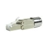 MUFA RJ-45 LOGILINK pt. cablu FTP, SFTP, Cat6a/Cat.7/Cat.8, RJ-45 (T), ecranat, zinc turnat ecranat, manson, pentru cablu cu dia