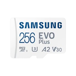 Card memorie Samsung MB-MC256KA/EU, Micro-SDXC, EVO Plus (2021), 256GB, "MB-MC256KA/EU"(timbru verde 0.03 lei)