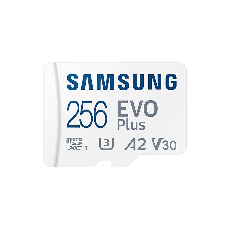 Card memorie Samsung MB-MC256KA/EU, Micro-SDXC, EVO Plus (2021), 256GB, "MB-MC256KA/EU"(timbru verde 0.03 lei)