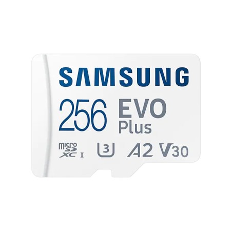 Card memorie Samsung MB-MC256KA/EU, Micro-SDXC, EVO Plus (2021), 256GB, "MB-MC256KA/EU"(timbru verde 0.03 lei)
