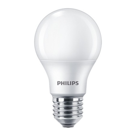 SET 4 becuri LED Philips, soclu E27, putere 9W, forma oval, lumina alb rece, alimentare 220 - 240 V, "000008718699718077" (timbr