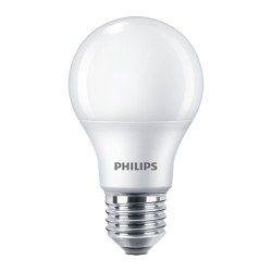 SET 4 becuri LED Philips, soclu E27, putere 9W, forma oval, lumina alb rece, alimentare 220 - 240 V, "000008718699718077" (timbr