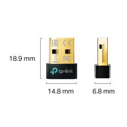 ADAPTOARE  Bluetooth TP-Link, conectare prin USB 2.0, distanta 10 m (pana la), Bluetooth v5.0, antena interna, "UB500" (timbru v